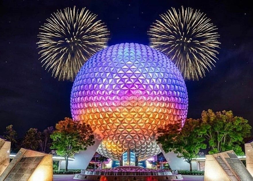 Disneyland globe